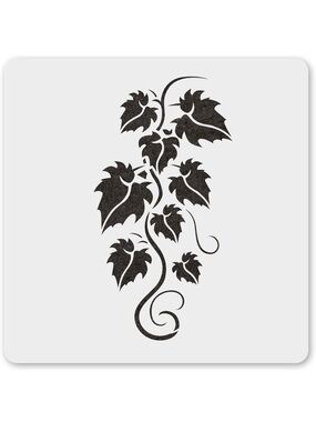 Vine Stencil 6” Reusable Stencil for Wall Painting DIY Crafts Decor Mylar FCT